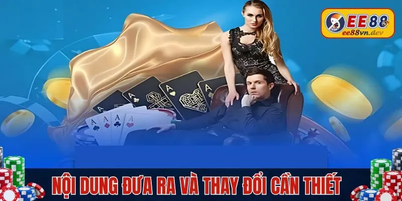 Nội dung đưa ra và các thay đổi cần thiết